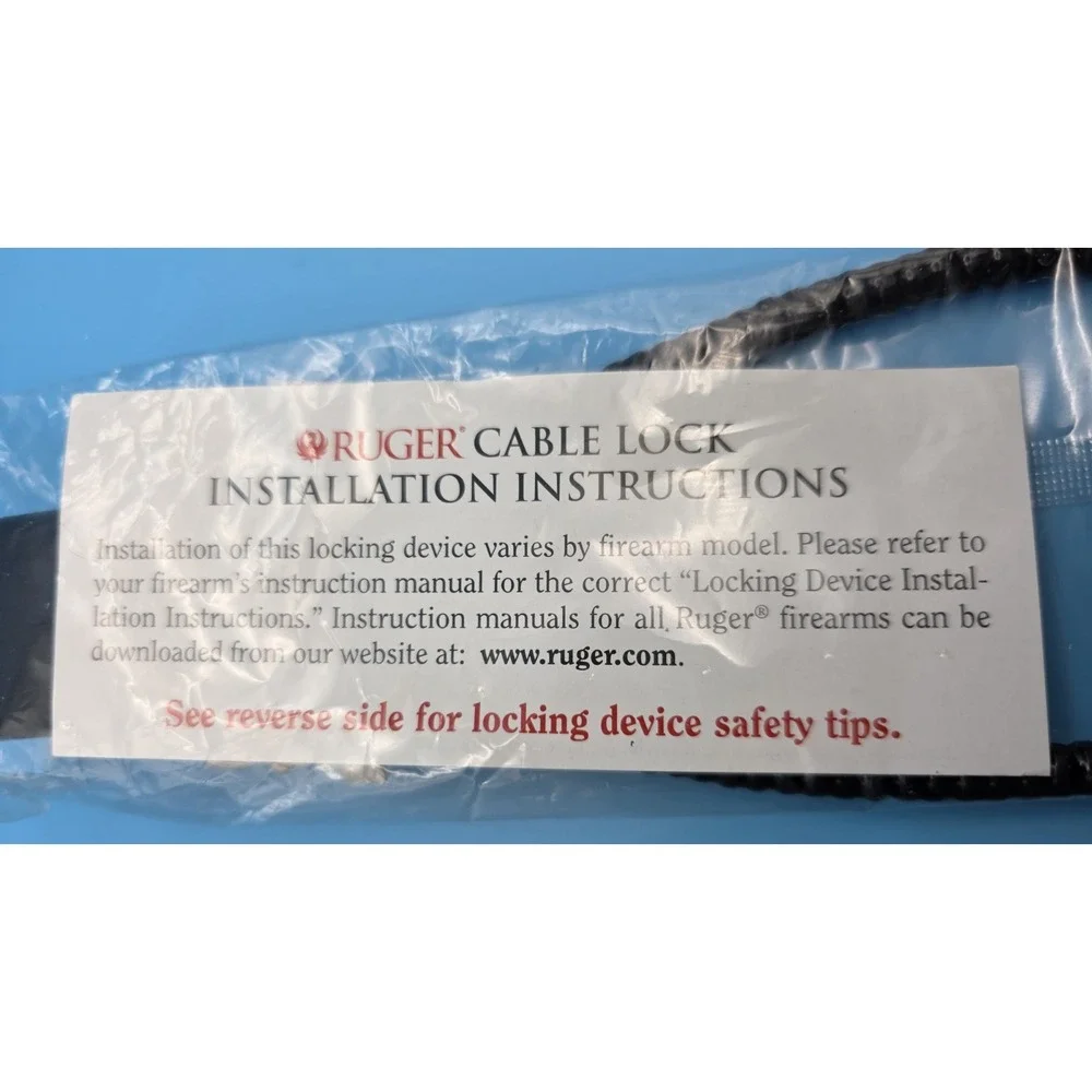Ruger cable lock